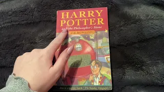 Harry Potter Book ASMR Pt. 1 (Tracing, Tapping, Whispering, Tongue Clicking)