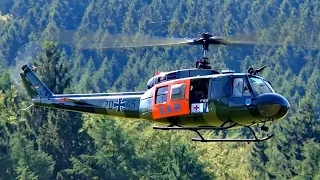 BELL UH-1D SAR SCALE RC ELECTRIC MODEL HELICOPTER FLIGHT / Turbine meeting 2015 *1080p50fpsHD*