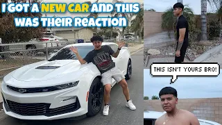 I GOT A NEW CAR (MY FAMILY'S REACTION)