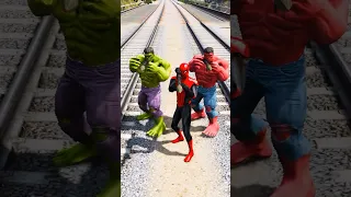 HULK BROTHERs SAVES SPIDER-MAN BROTHERs FROM ZOMBIE VENOM BROTHERs 🕷️ 🧟 #shorts #gta5