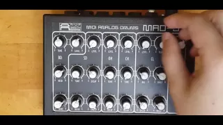 AVP Synth MAD-5 Midi Analog Drums Official demo