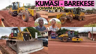 28th August 2023: Kumasi to Barekese Road Project Update - Ohwim.