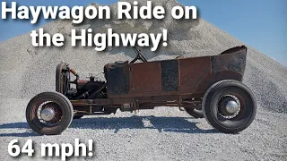 Driving the Haywagon home from Car Show.