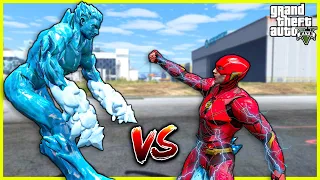 GTA 5 - FLASH VS ICEMAN | EPIC BATTLE!