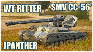 WT Ritter, SMV CC-56 & Jagdpanther • RASEINIAI HEROES WoT Blitz