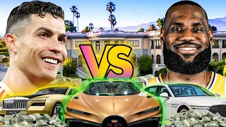 Cristiano Ronaldo vs NBA Lebron James: Net Worth and Luxurious Lifestyles Showdown!