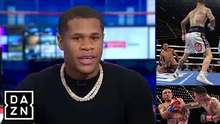 Devin Haney Reacts to Teofimo Lopez LOSS to George Kambosos & getting DROPPED: Teo a GLASS—JAW FRAUD