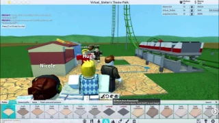 Roblox - Theme Park Tycoon 2 - Roller Coaster FAIL!