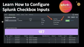 Splunk Tutorial: How to Configure Splunk CheckBox Inputs