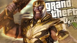 NEW Avengers: End Game THANOS MOD w/ Thanos Sword (GTA 5 PC Mods Gameplay)