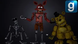 Gmod FNAF | Rebuilding The FNAF 1 Animatronics With Spare Parts [Part 2]