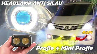 Puas Banget, Cara Pasang Projie Headlamp dan Mini Projie di Daihatsu Xenia