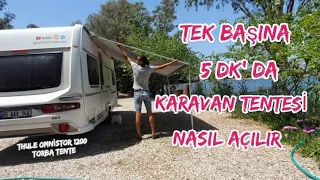 Karavan Tentesi Tek Başına 5 Dakikada Nasıl Açılır