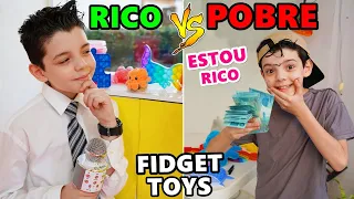 RICO VS POBRE FIDGET TOYS POP IT (Parte 6)