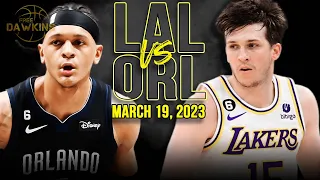 Los Angeles Lakers vs Orlando Magic Full Game Highlights | March 19, 2023 | FreeDawkins