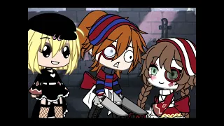 Chucky vs Annabelle // Capcut // Rapbattle // Gacha life // who won? //