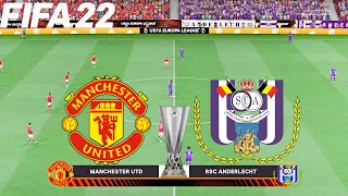 FIFA 22 | Manchester United vs Anderlecht - UEFA Europa League - Full Gameplay