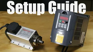 110V 1.5kW Spindle With VFD Setup Guide and Testing