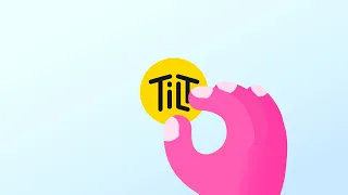 Tilt logo transformation - 2d animation