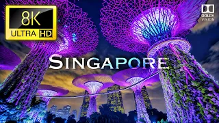 SINGAPORE 🇸🇬 in 8K Ultra HD [60FPS] Dolby Vision | Singapore 8K HDR