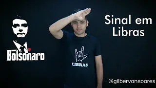 Sinal em Libras : BOLSONARO