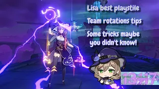 Lisa main? Here's all about how to play Lisa as main DPS for non C6 havers!【原神】