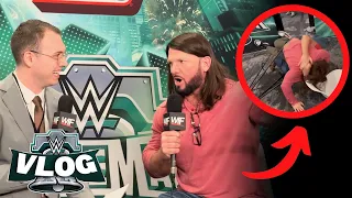 An unexpected fight in the middle of a WWE interview, it gets out of hand! 😱