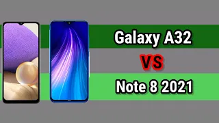 galaxy a32 vs redmi note 8 2021