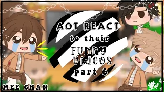 /⚔AOT react to 🤣Funny🤣 Videos⚔/Part 6/🌻MEE CHAN🌻/