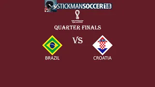 WORLD CUP 2022 ON SS18 BRAZIL VS CROATIA QUARTER FINALS CUSTOM HIGHLIGHTS