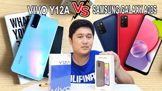 SAMSUNG A03S VS VIVO Y12A  PALUPITAN NG SPECS SA MURANG HALAGA