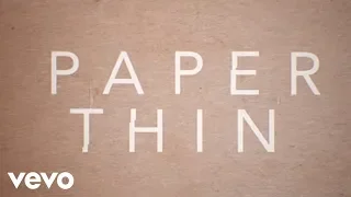 Astrid S - Paper Thin (Lyric Video)