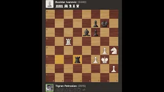 Tigran Petrosian vs Bozidar Ivanovic | Barcelona - Spain, 1980