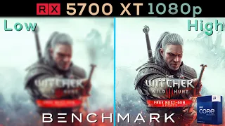 RX 5700 XT - The Witcher 3 Benchmark (Next Gen Update)