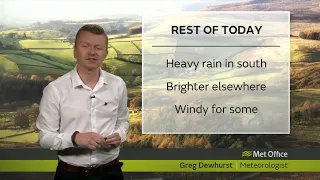 Saturday afternoon forecast - 26/10/19