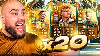 I OPENED 20x GUARANTEED WORLD CUP HERO PACKS!