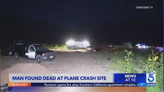 Body of man recovered after plane crash in Southern California