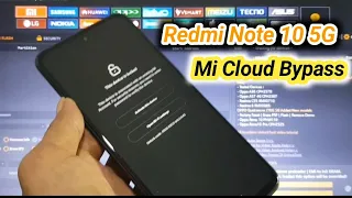 Redmi Note 10 5G Mi Account Bypass Remove Frp by Unlocktool Redmi Note 10 5G Disabled Mi Cloud