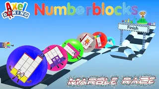 Numberblocks Marble Race