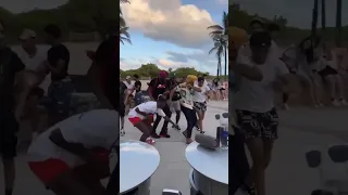 Sikh man Dancing Miami Beach ⛱ #shorts