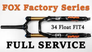 Fox Factory Series 34 Float FIT4 2021 Damper, Air spring and Lowers FULL Service guide for beginners