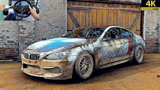 Rebuilding BMW M6 (920Hp) | Forza Horizon 5 | Steering Wheel Gameplay