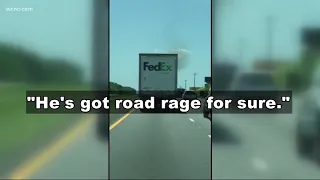 Suspected road rage caught on camera