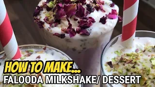 How To Make Falooda Gluten Free Milkshake Eid Recipe Dessert Crusha