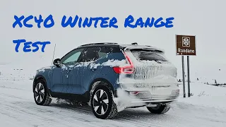 XC40 Winter Range Test 🥶 Magical View