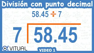 ➗ Cómo hacer una DIVISIÓN con PUNTO DECIMAL EN EL DIVIDENDO (ADENTRO)