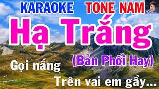 Karaoke Hạ Trắng Tone Nam Nhạc Sống gia huy beat