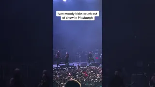 Ivan Moody kicks a drunk out of Pittsburgh concert