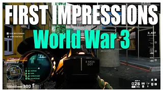 World War 3 Is Incredible! First Impressions - World War 3 Gameplay.