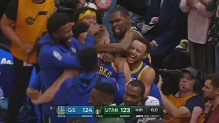 Jerebko Saves Warriors Game Winner 0.3 Seconds vs Jazz! 2018-19 Season